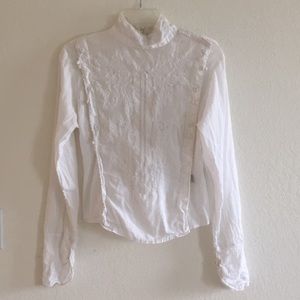 Vintage white button-up